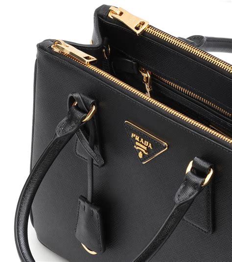 prada saffiano black calfskin leather tote small bag|Prada saffiano leather handbags.